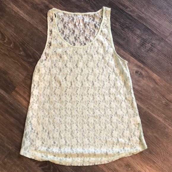 Gentle Fawn Tops - Women’s Gentle Fawn Lace Tank Top Sz L
